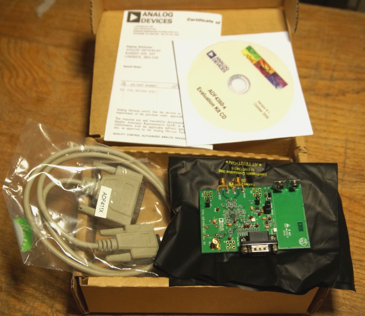 ANALOG DEVICES EVAL-ADF4360-0EBZ1 Evaluation Kit Clock & Timer Development Tools