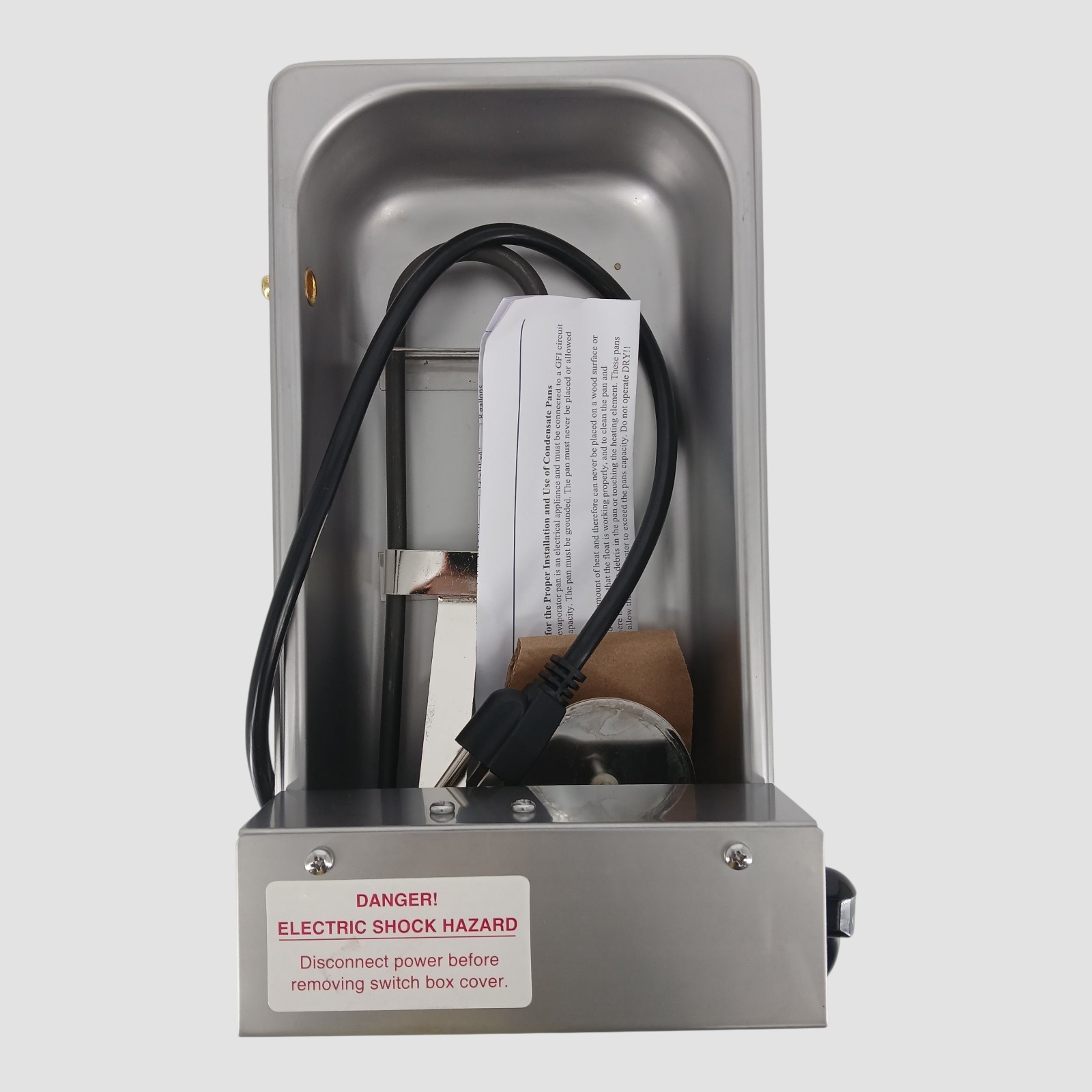 Supco CP802 Condensate Pan – 120 Volt, 800 Watts