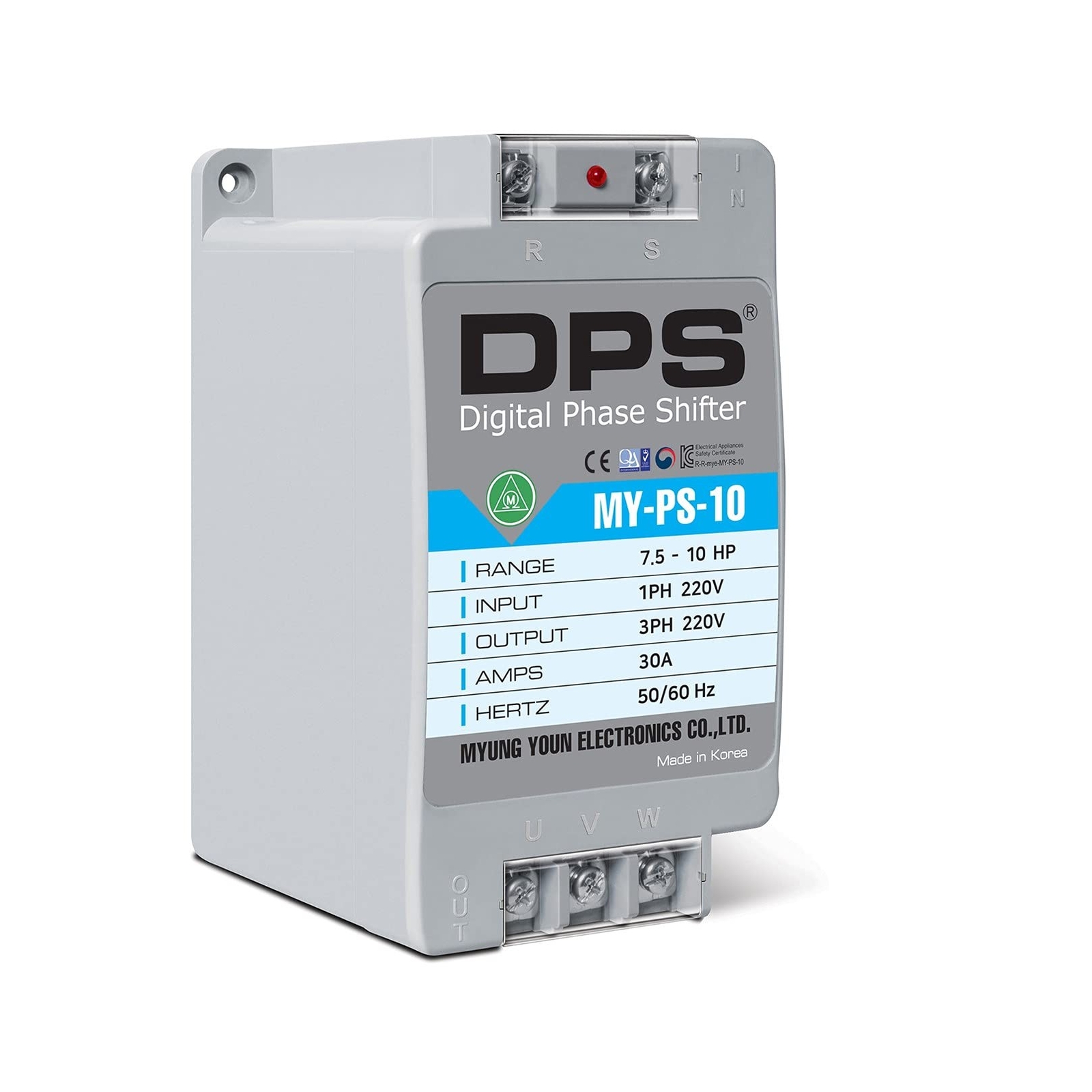 Single to 3 Phase Converter, Used on 7.5HP(5.5kW) 23A Motor Only, MY-PS-10, O…