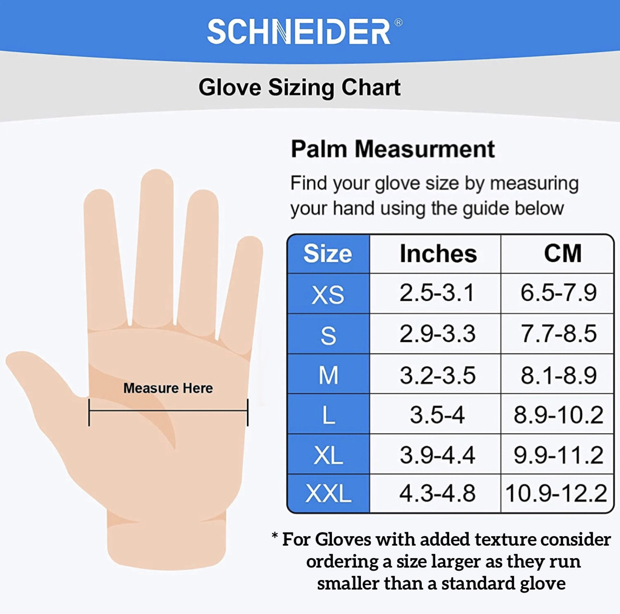 Schneider Black Nitrile Gloves 4 Mil Latex & Powder Free
