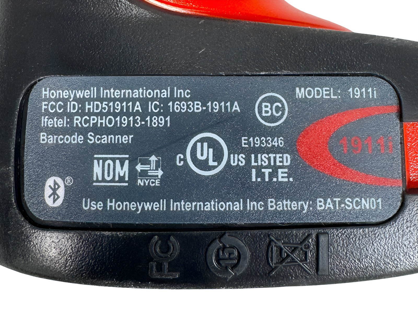 Honeywell Granit 1911i Barcode Scanner 1911IER-3-N w/Battery No Base Grade A!?⚡