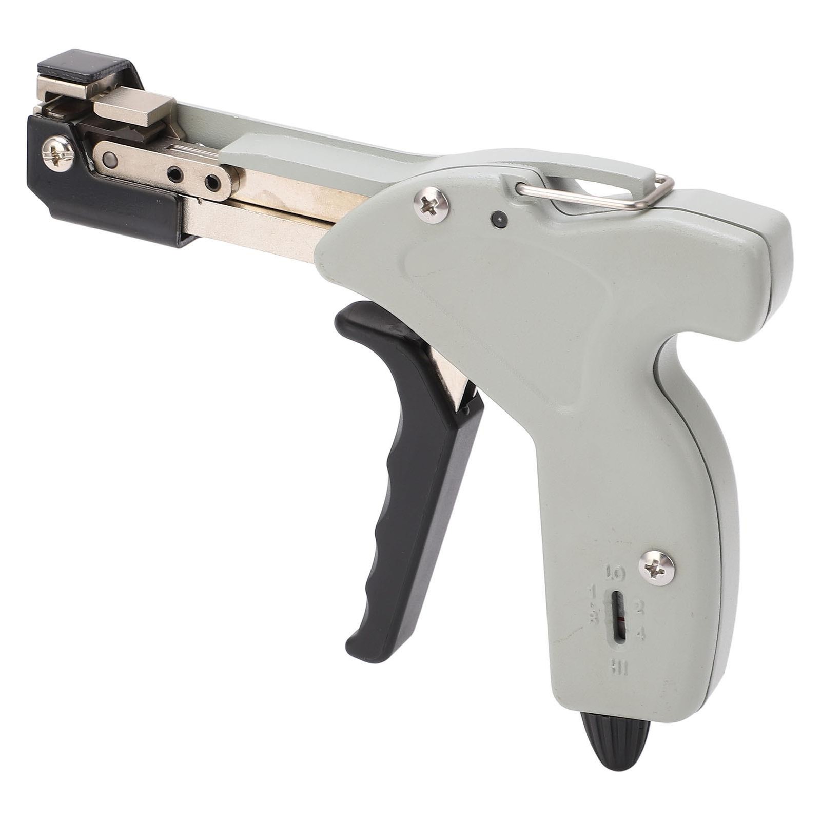 Stainless Steel Cable Tie Gun 0.3-8mm Self-Locking Zip Tension Cutting Tie Plier