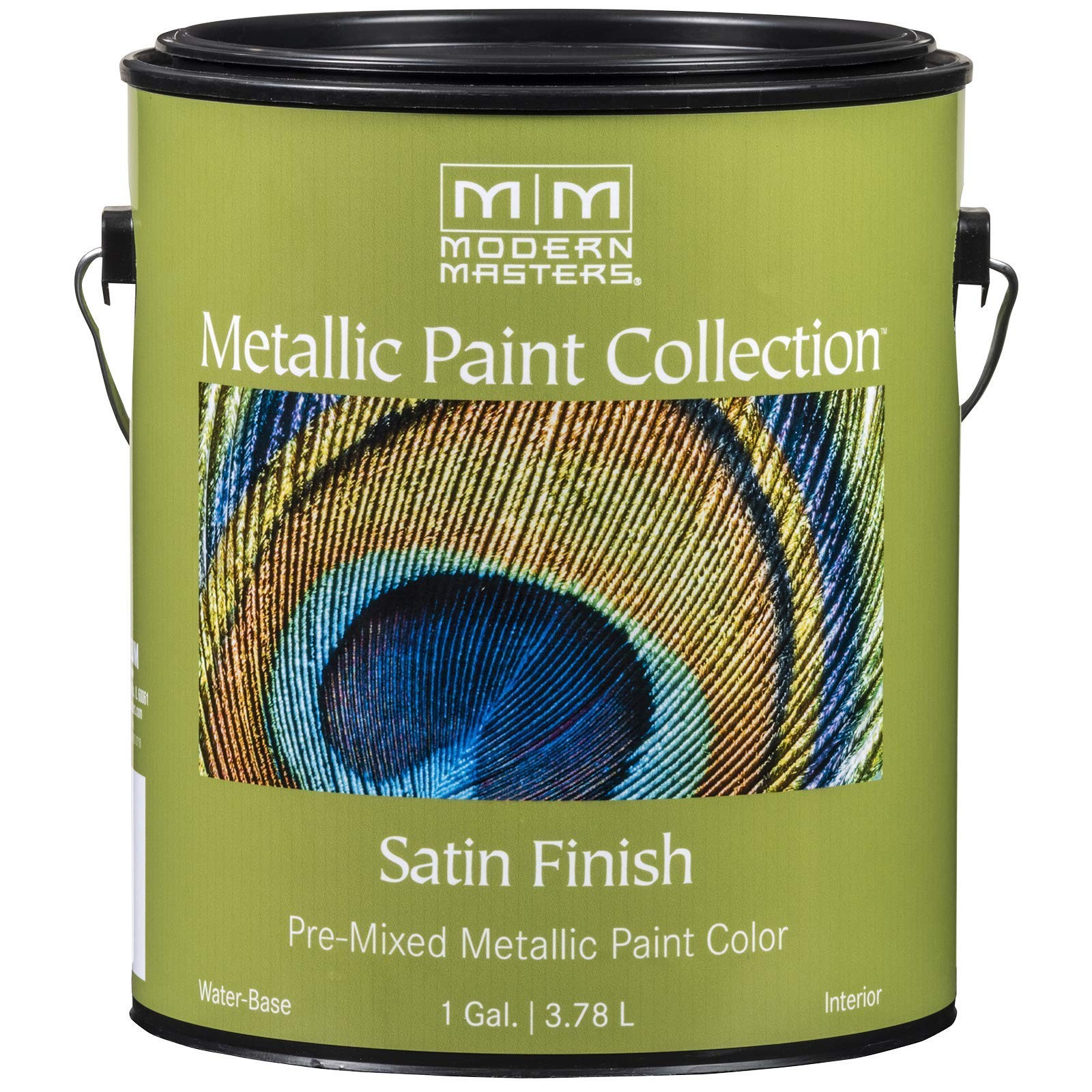 1 Gal Rs Me591 Platinum Metallic Paint Collection Satin Waterbased Decorative Me