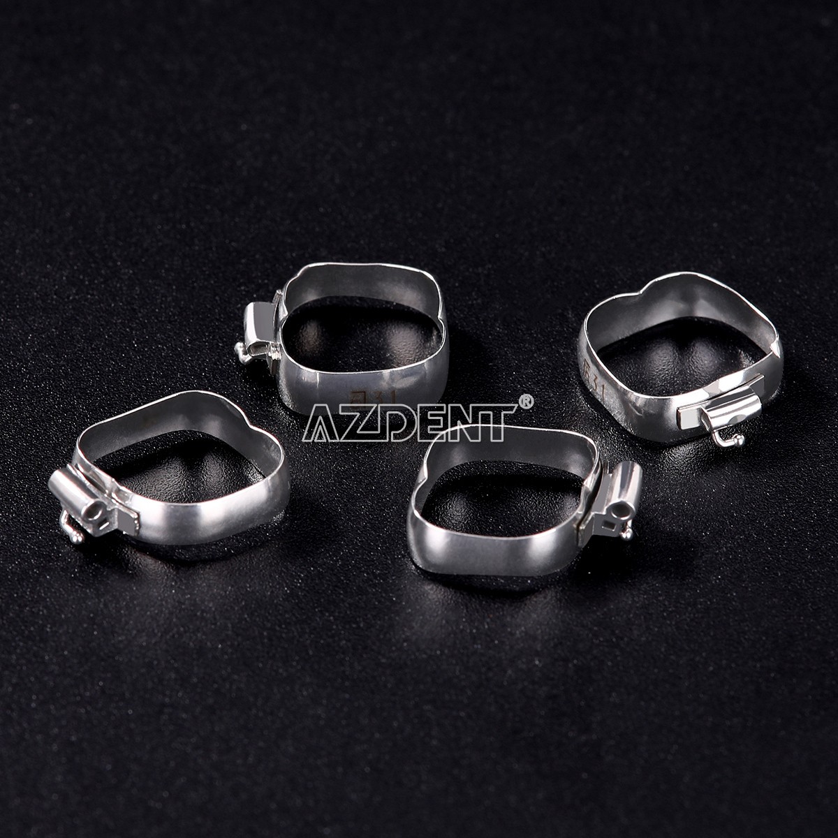 64pcs Dental Anterior Transparent Crowns For Incisors/Canines № 1.910 AZDENT