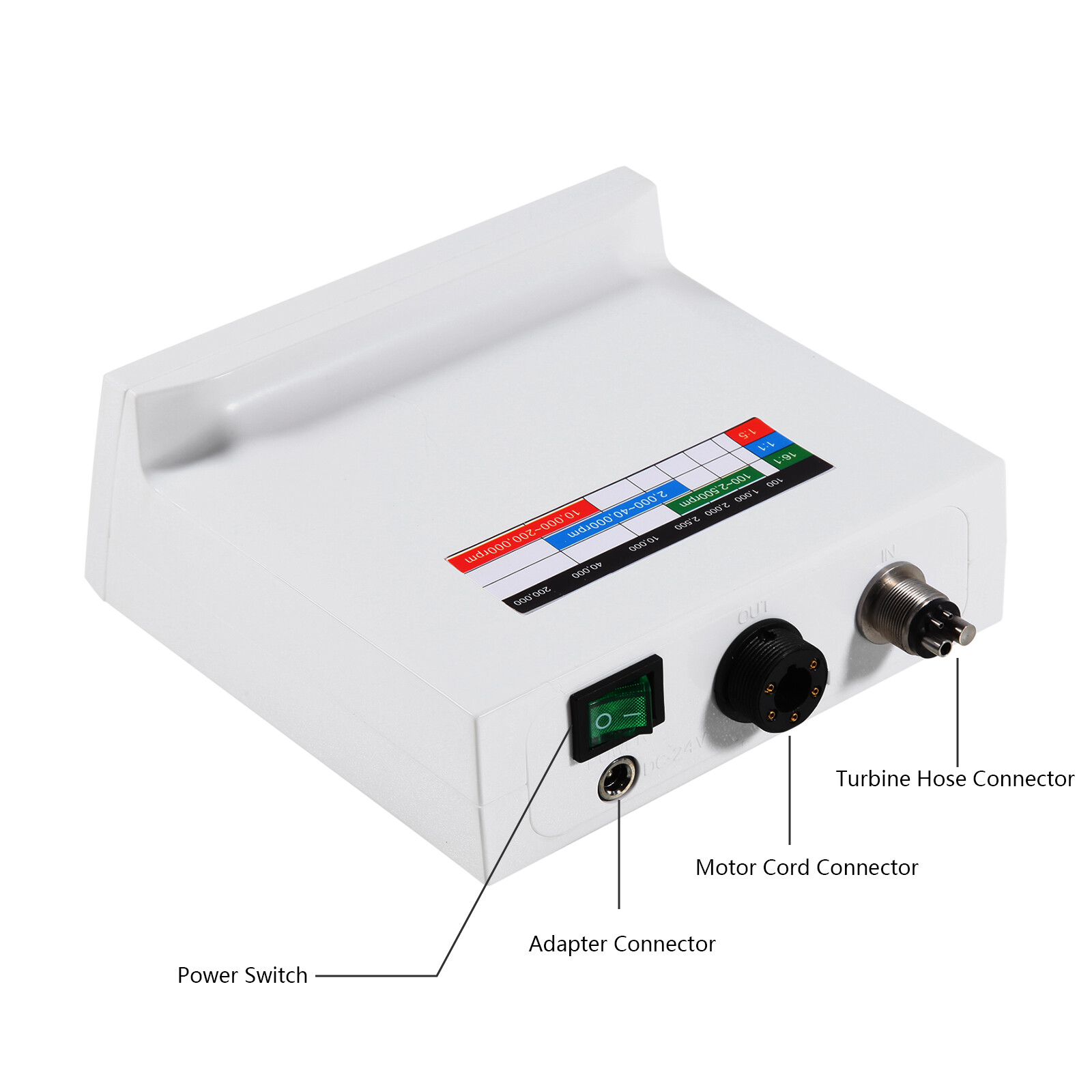 Micro Motor Touch Screen Portable Electric Motor 32,000lux White LED Dental