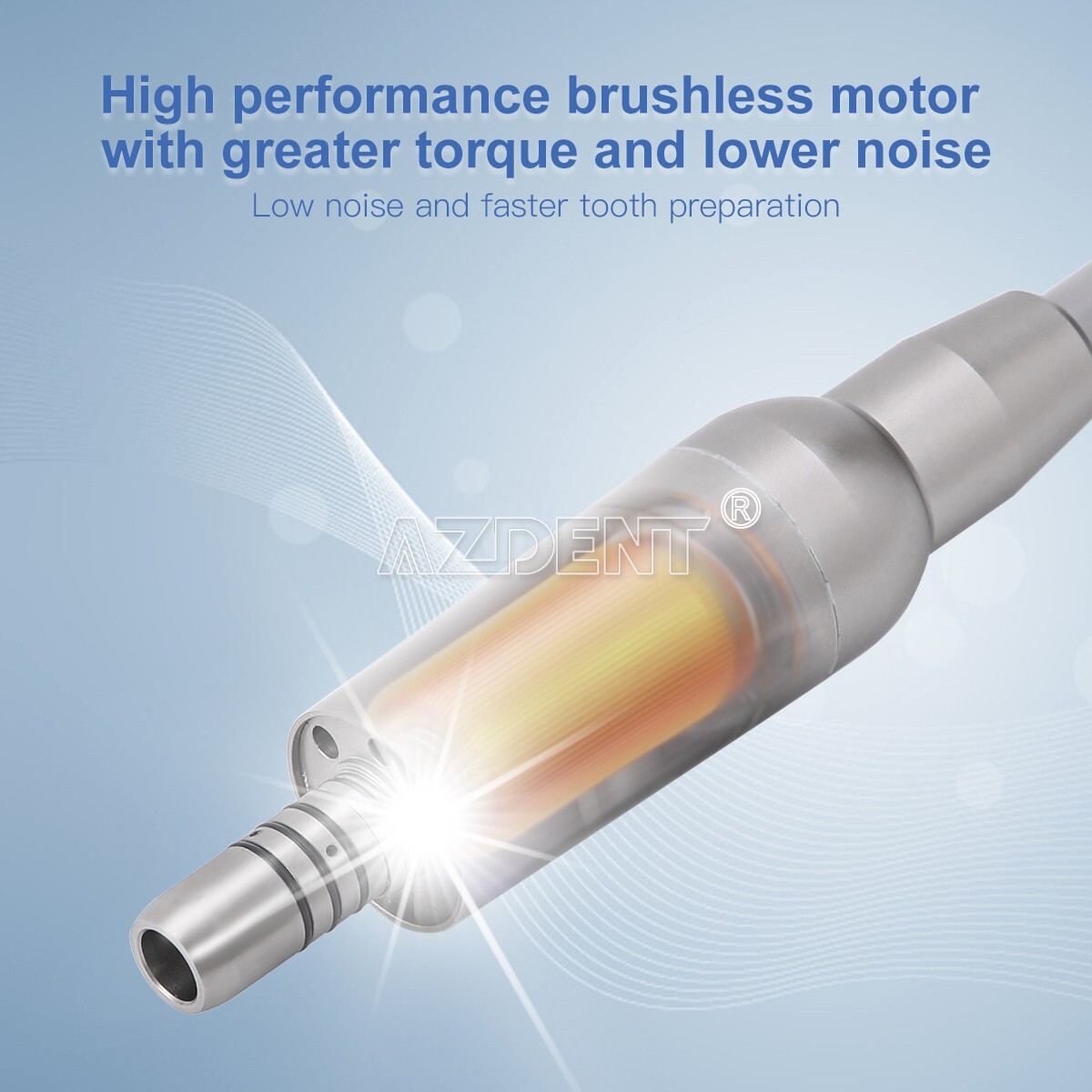 Dental Brushless LED Electric Micro Motor Internal Spray E-type 1:1/1:5/16:1 USA