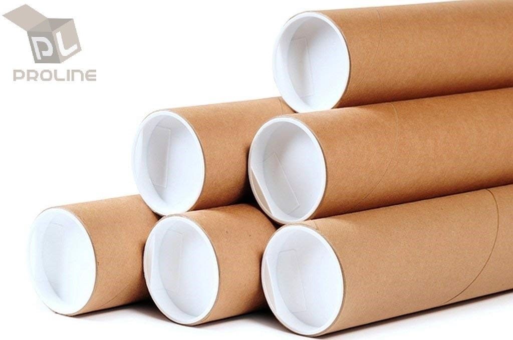 ProLine Premium 1.5″ Inside Diameter Kraft Mailing Shipping Tubes