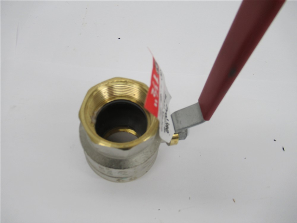 Proline 107-007NL , 1-1/2″ Brass / Nickel Ball Valve