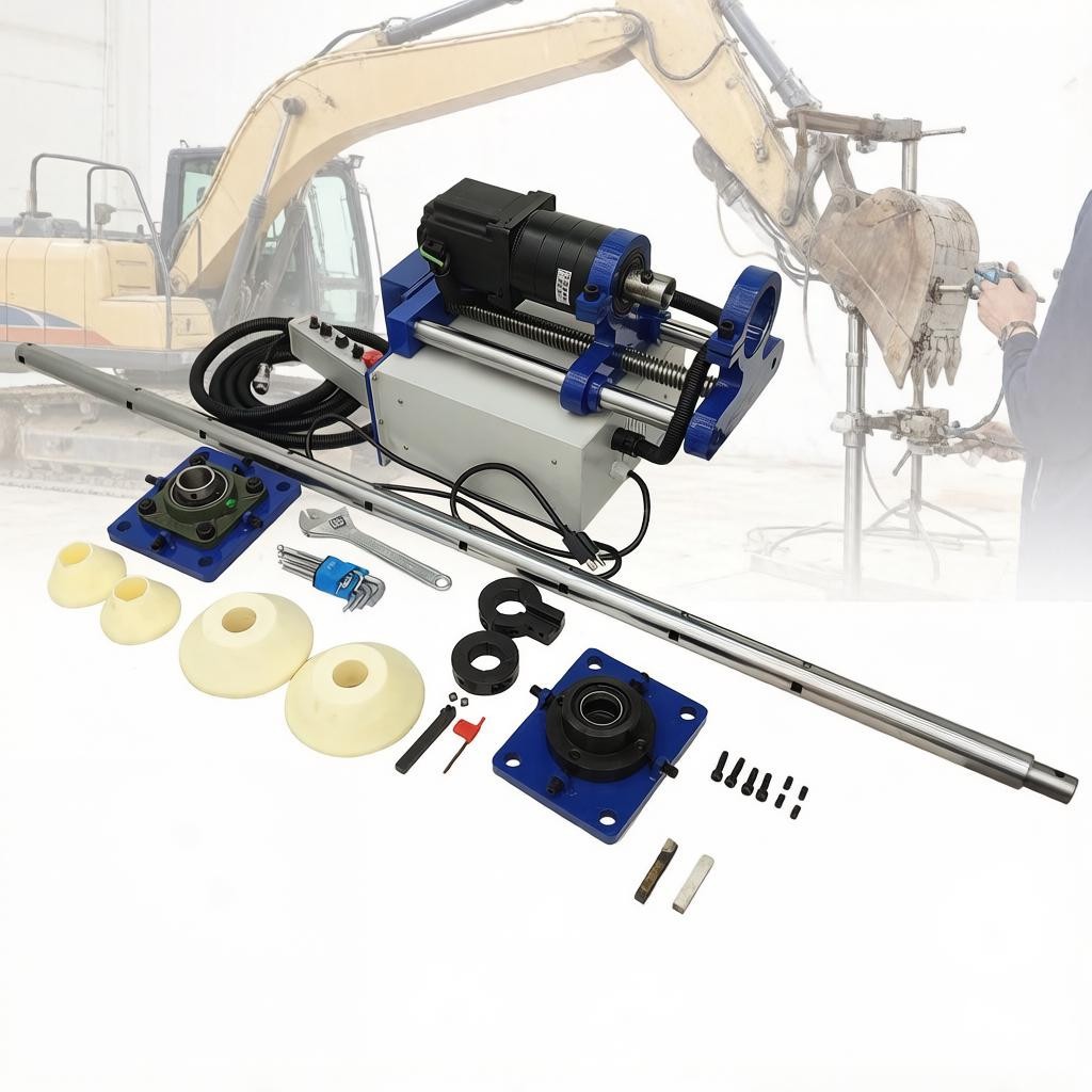 110V Portable Line Boring Machine ,Diameter 2.16″-7.87″, Boring Rod 5.2′ x 1.96″