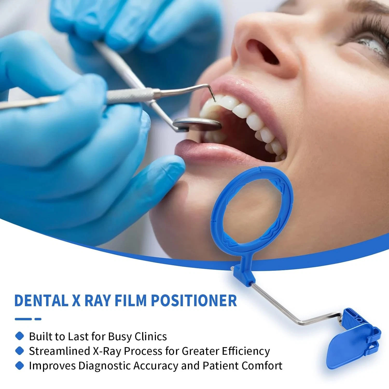 Dental X-Ray Aiming Ring Bitewing/Anterior/Posterior Arm Digital Sensor Holder U