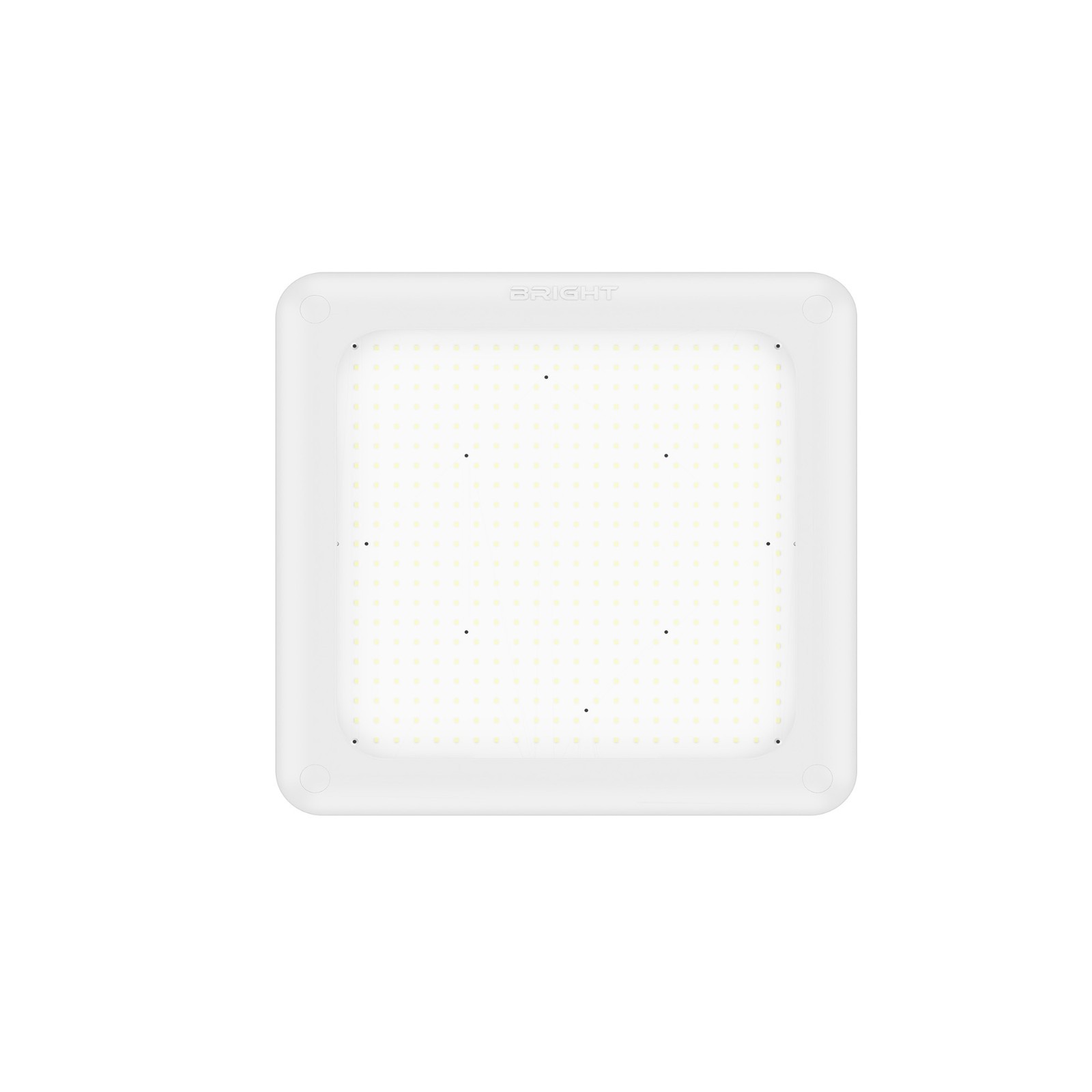LED Gas Station Canopy Light Glass Cover Watt Selectable (240W/200W/160W) -5700K