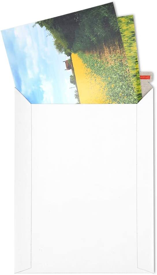 200 5×7 RIGID PHOTO DOCUMENT CARD MAILERS ENVELOPES STAY FLATS 100% RECYCLABLE