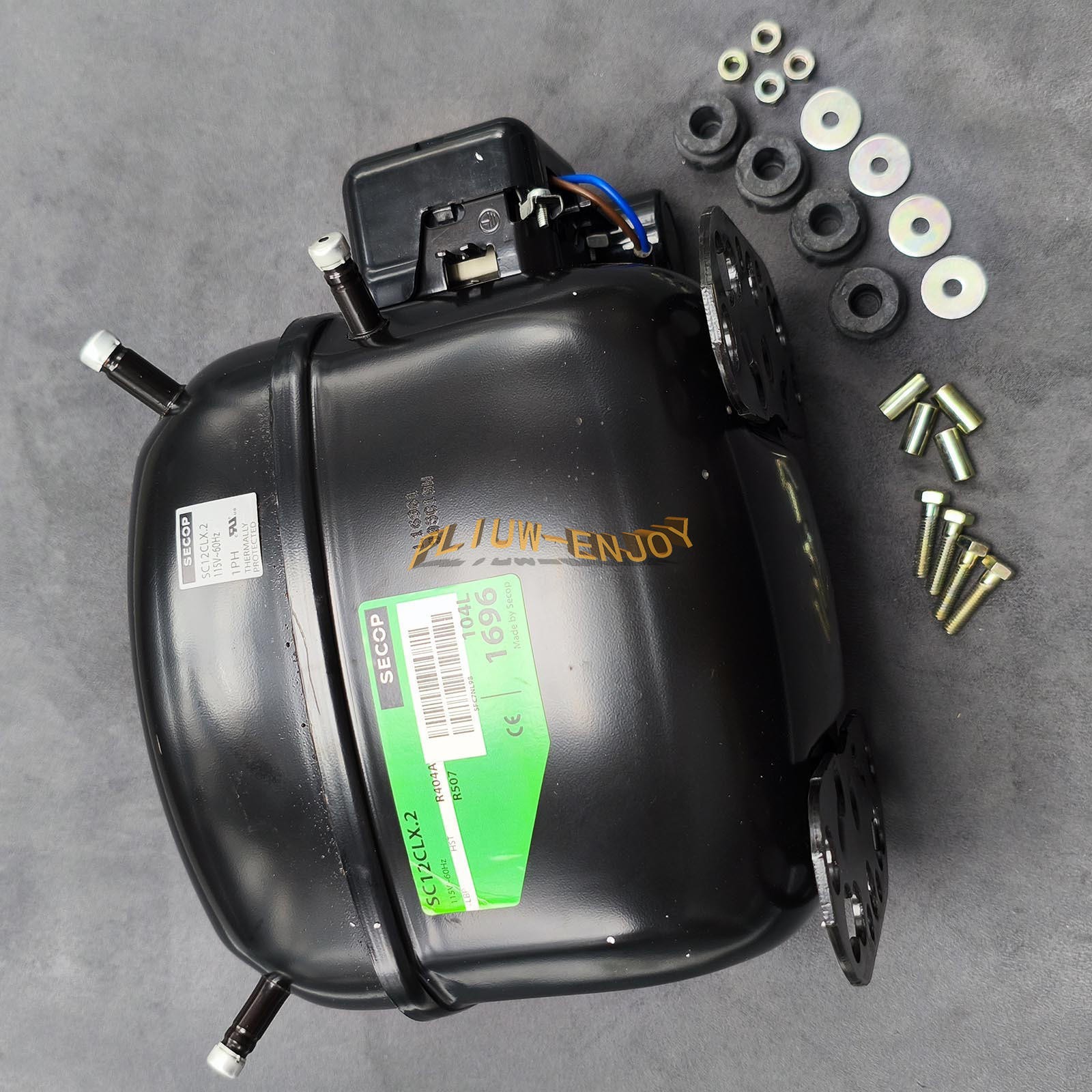 1PCS New SECOP Compressors SC12CLX.2 115V R404a/R507 LBP/MBP 1/2 HP