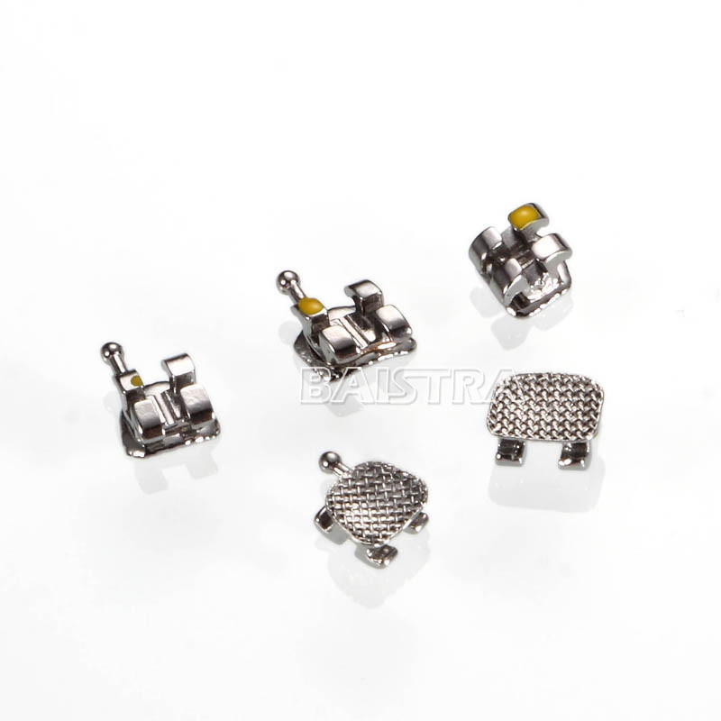 Dental Orthodontic Metal Brackets Braces Mini/Standard Roth/MBT.022 Hooks 345