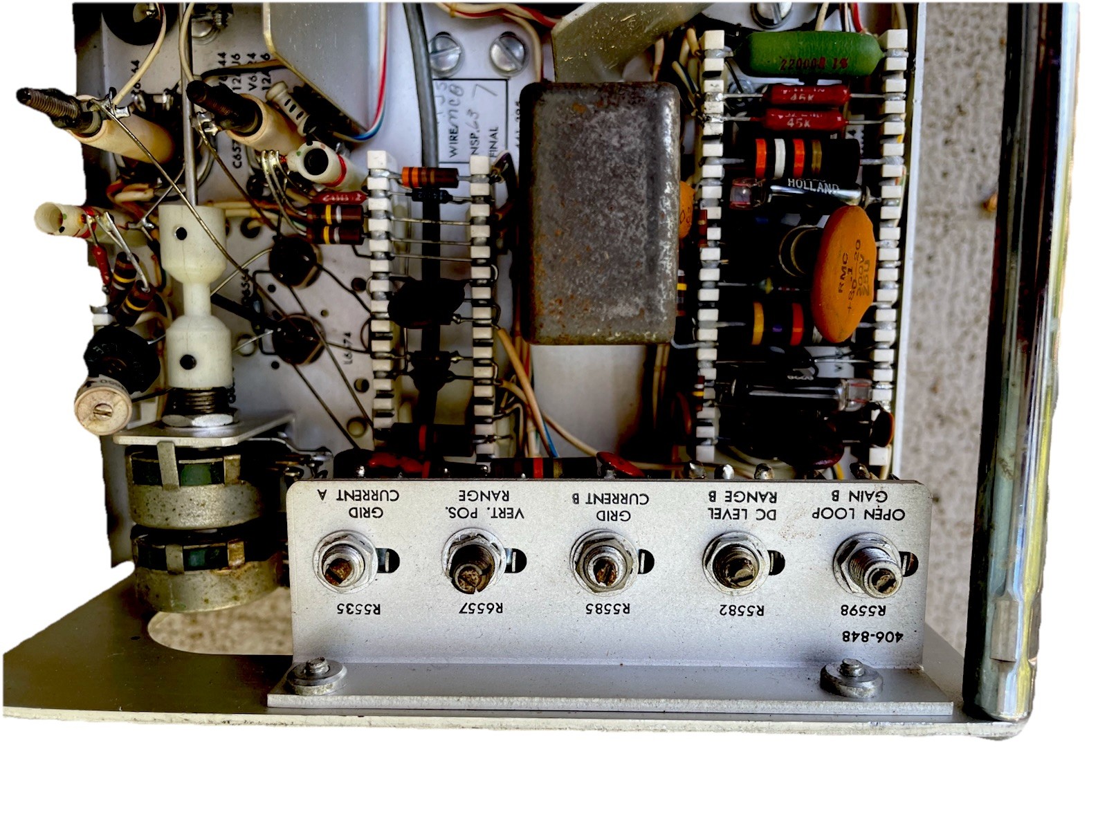 1967 Tektronix Type O Plug-In Operational Amplifier 8 Tubes! For Tektronix 547
