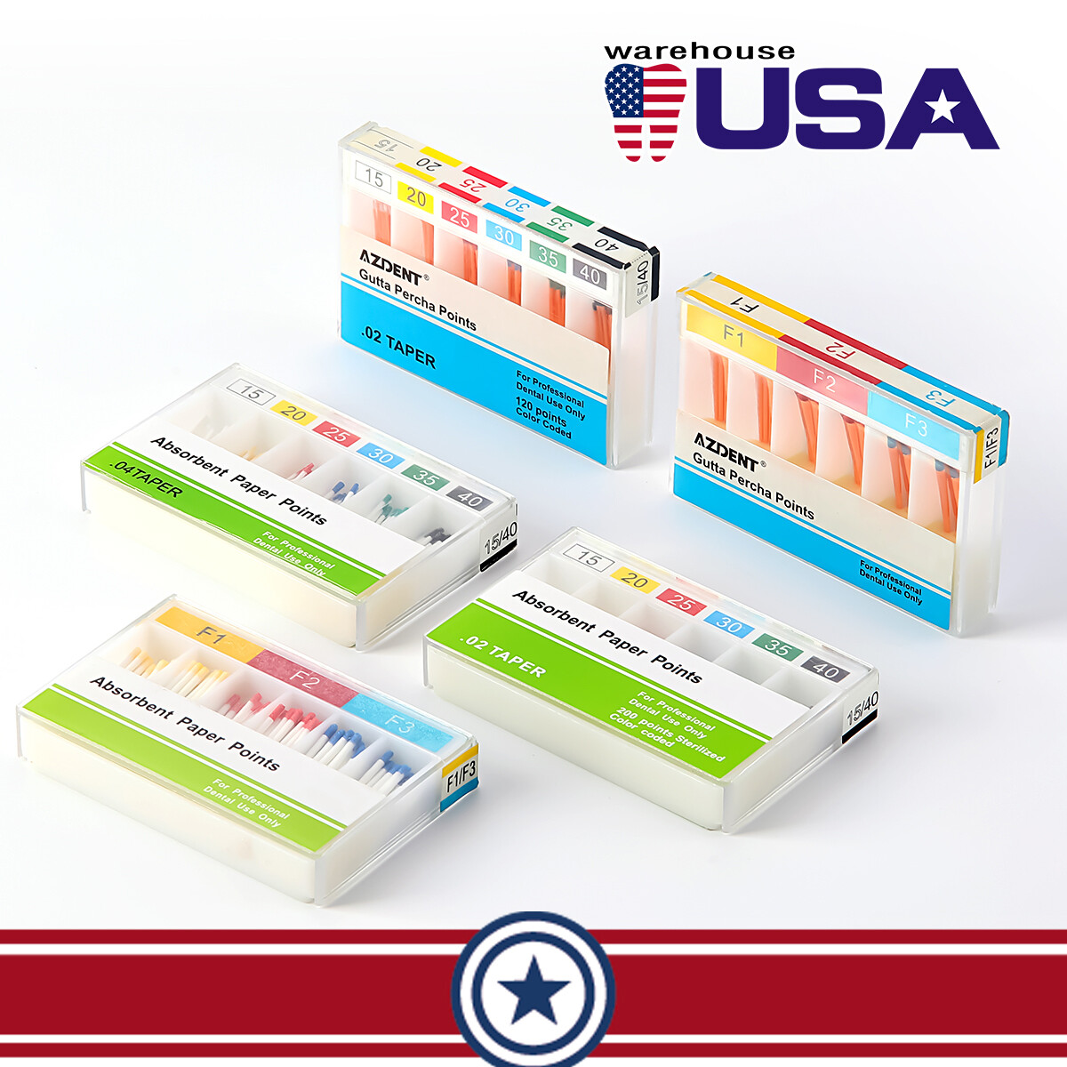 Dental Endodontic Absorbent Paper/Gutta Percha Points /Rotary K-Files Engine Use
