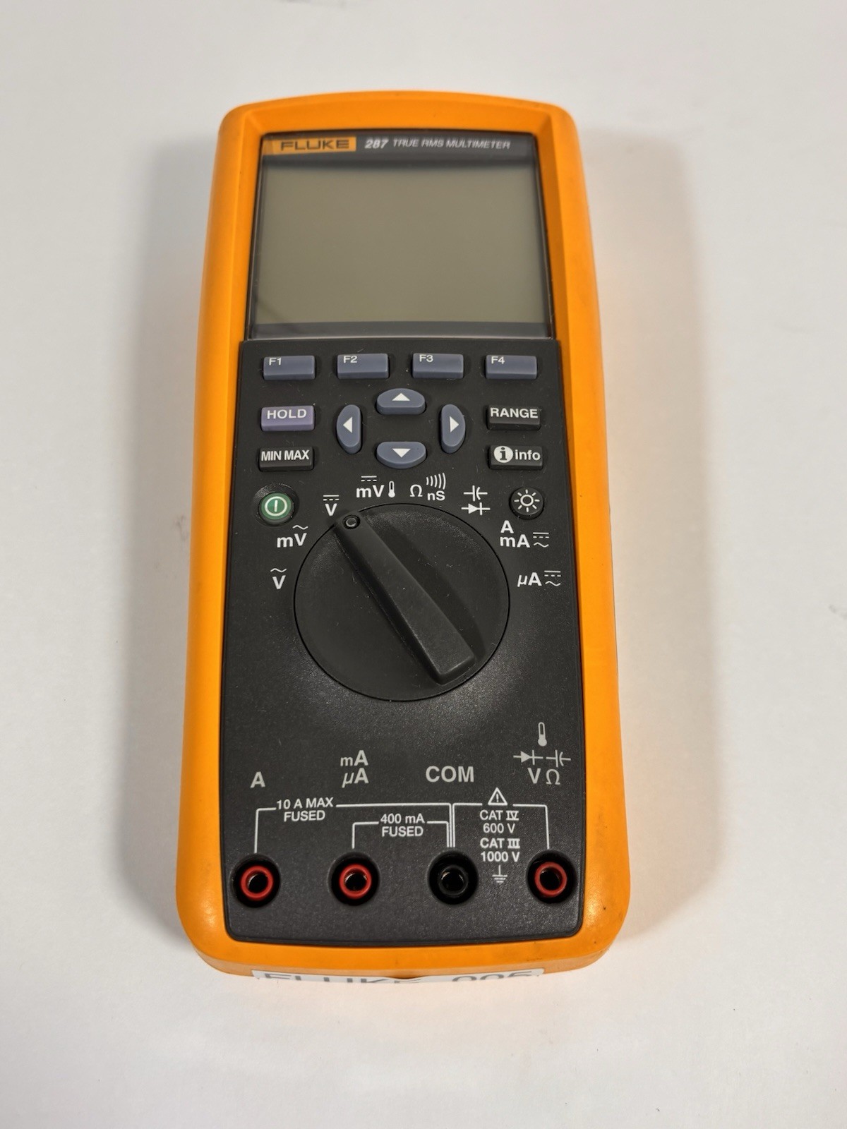 Fluke 287 True-RMS Electronics Logging Multimeter Missing Battery Used Works
