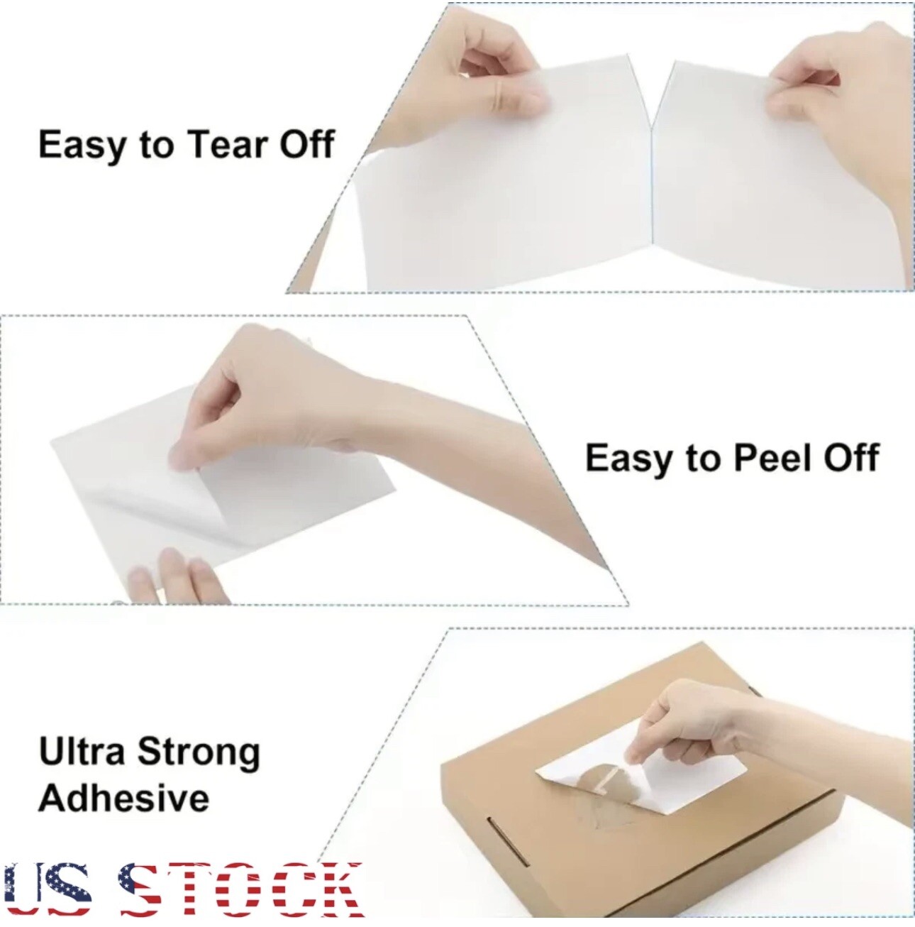 500 4″ x 6″ Direct Thermal Shipping Labels for Zebra & Rollo and any Printers
