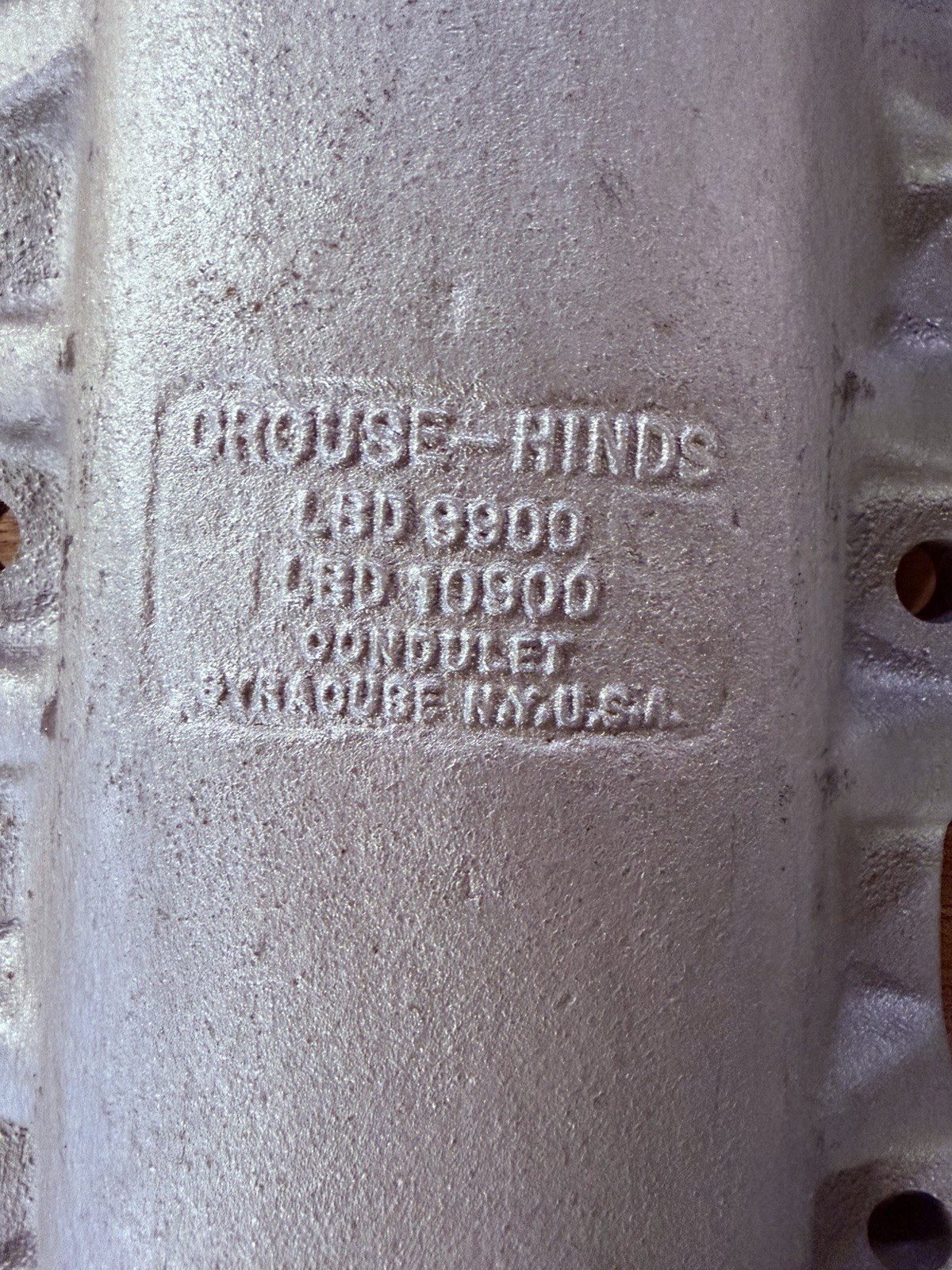 Crouse-Hinds 4BD9800 4BD10800 Explosion Proof Conduit Housing New Surplus
