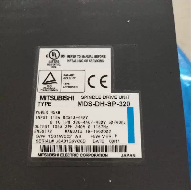 used Mitsubishi MDS-DH-SP-320 Drive Tested Ok By DHL/UPS/FedexBLM