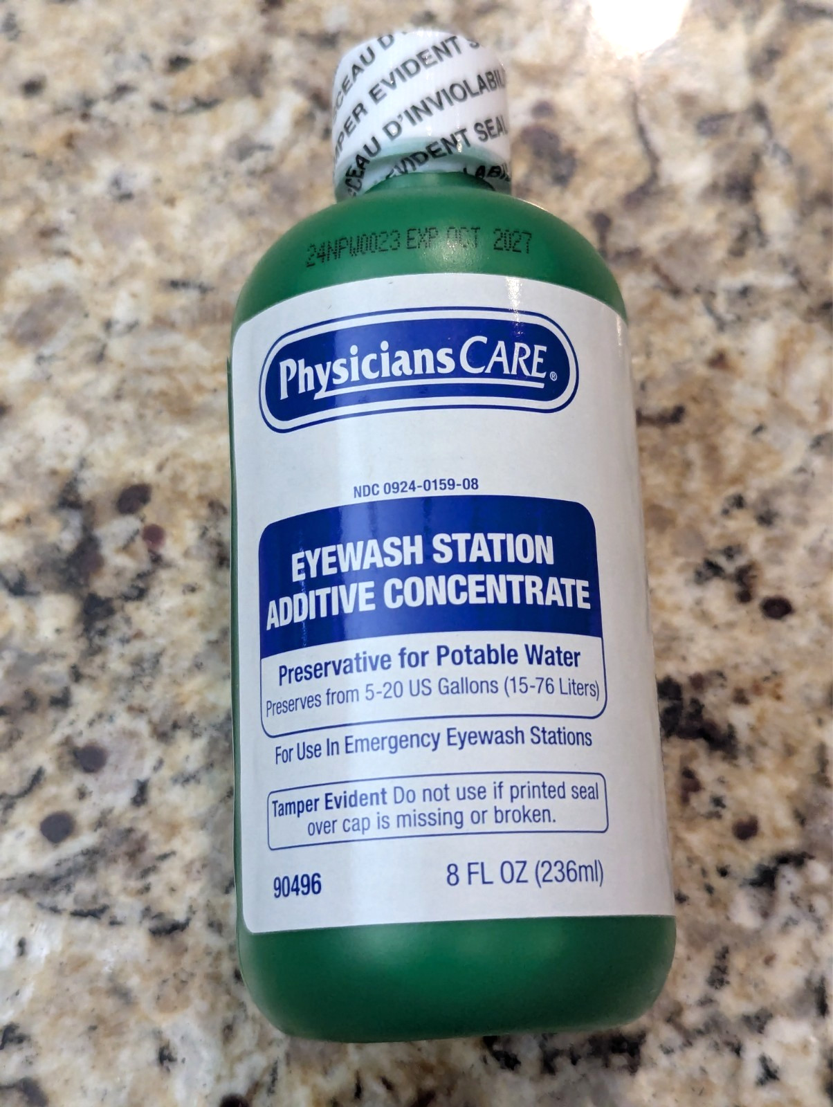 Physicians Care Eyewash Station Additive Concentrate 8 fl oz exp: 10/2027