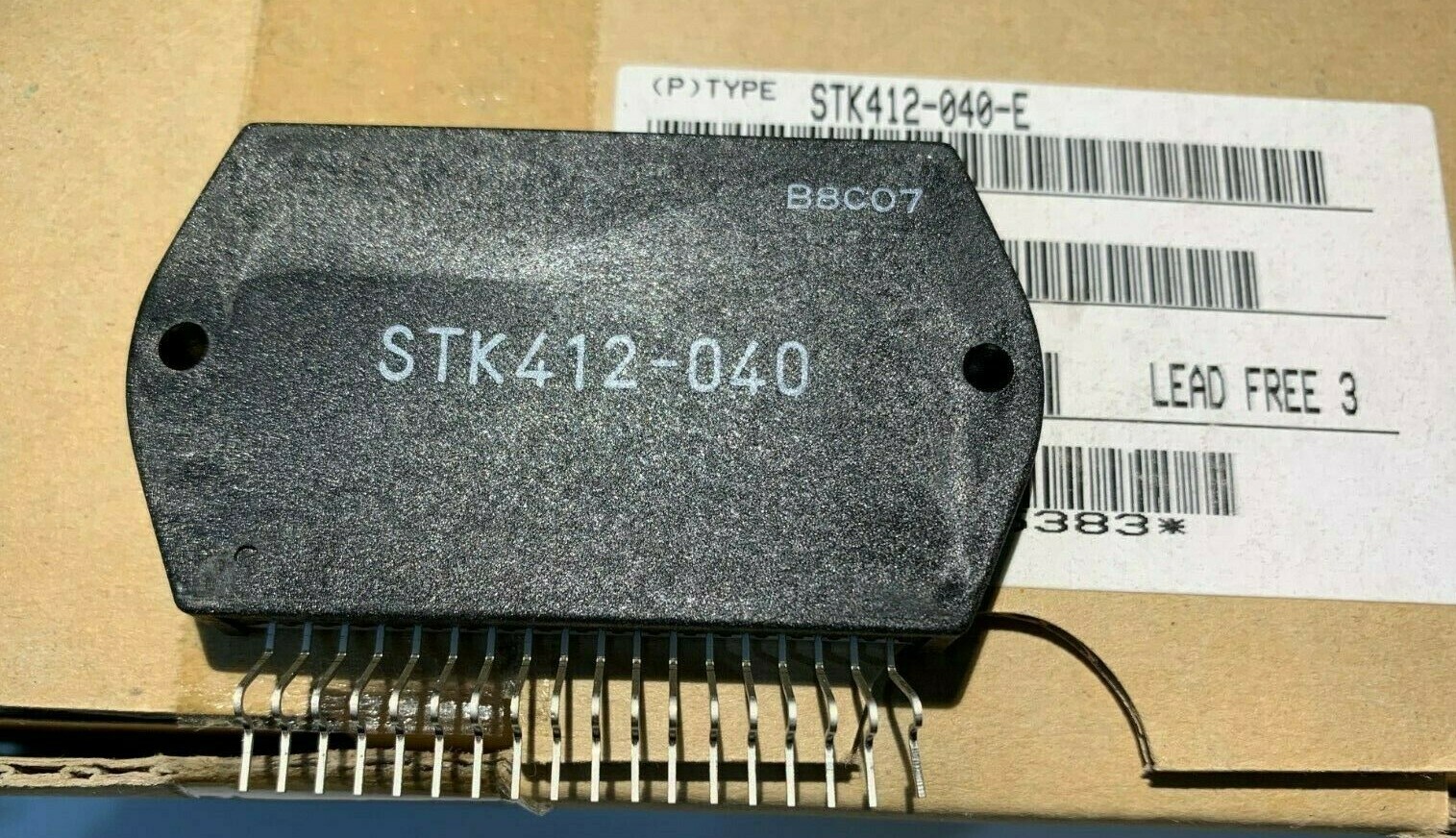 STK412-040 Power Amplifier 120W + 120 W + Heat Sink Compound BY SANYO LEAD FREE