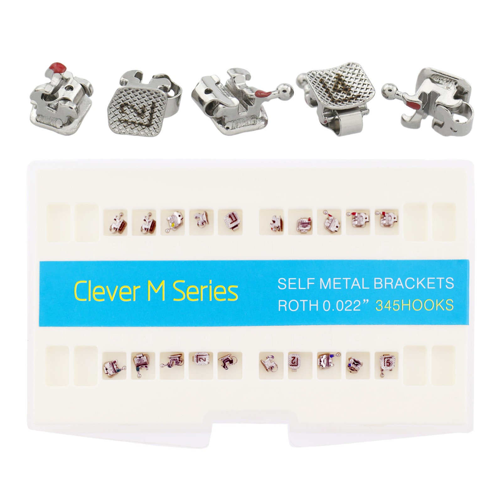Orthodontic Self Ligating Brackets AO Empower Style Creative Dental Roth MBT 022