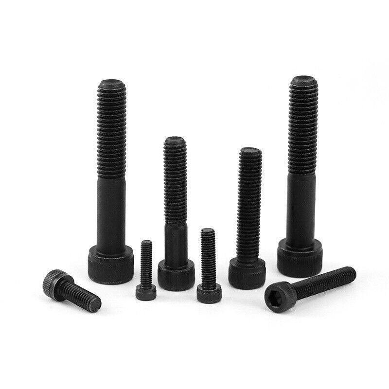 M14 Socket Button Head Screws 12.9 High Tensile Black Allen Bolt Half Threaded