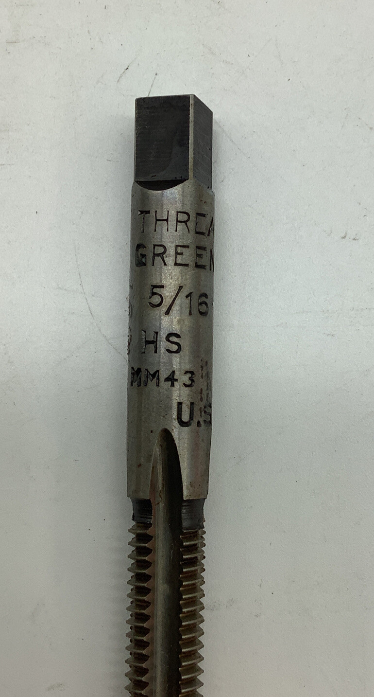 Greenfield 5/16- 22 (YES 22 )high speed taps USA 2317-A15