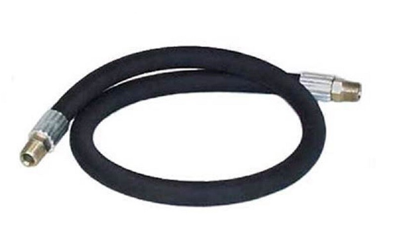 3/8″ x 120″ 2-Wire Hydraulic Hose Assembly Solid & Swivel Fittings 3,000 Max PSI
