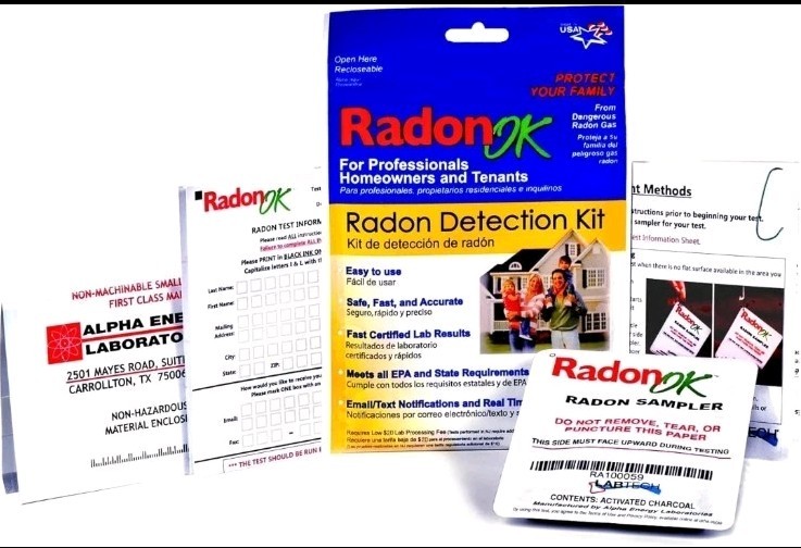 Radon Test Kit Labtech Easy Safe Accurate Certified Lab Results EPA Requirements