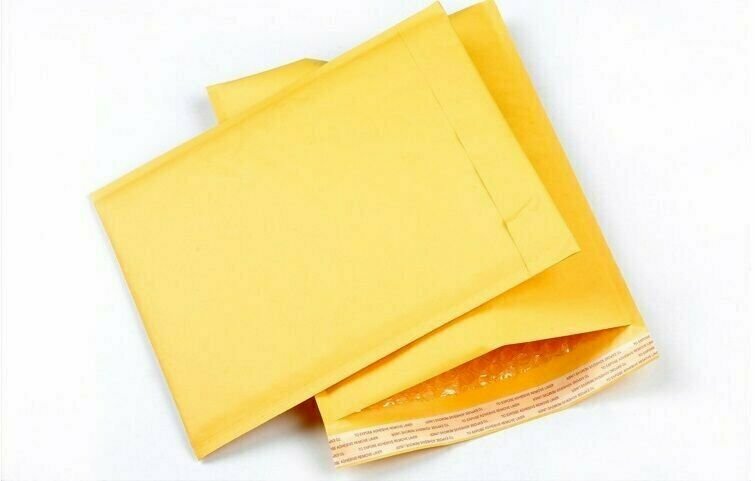 100 #0 6×10 Kraft Bubble Envelopes Padded Shipping Mailers 6″x10″