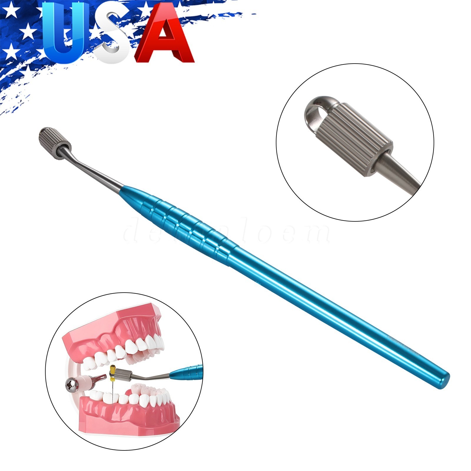4* Dental Endodontic Endo File Holder K-Files Handle Hand Use Root Canal Clip CE