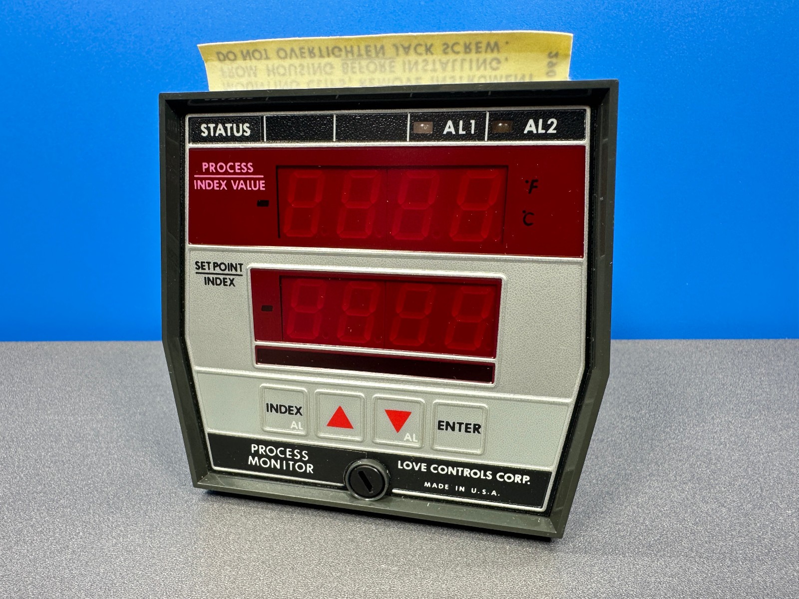LOVE CONTROLS CORP CORP. PROCESS MONITOR MODEL 32100-534 DIGITAL INDEX