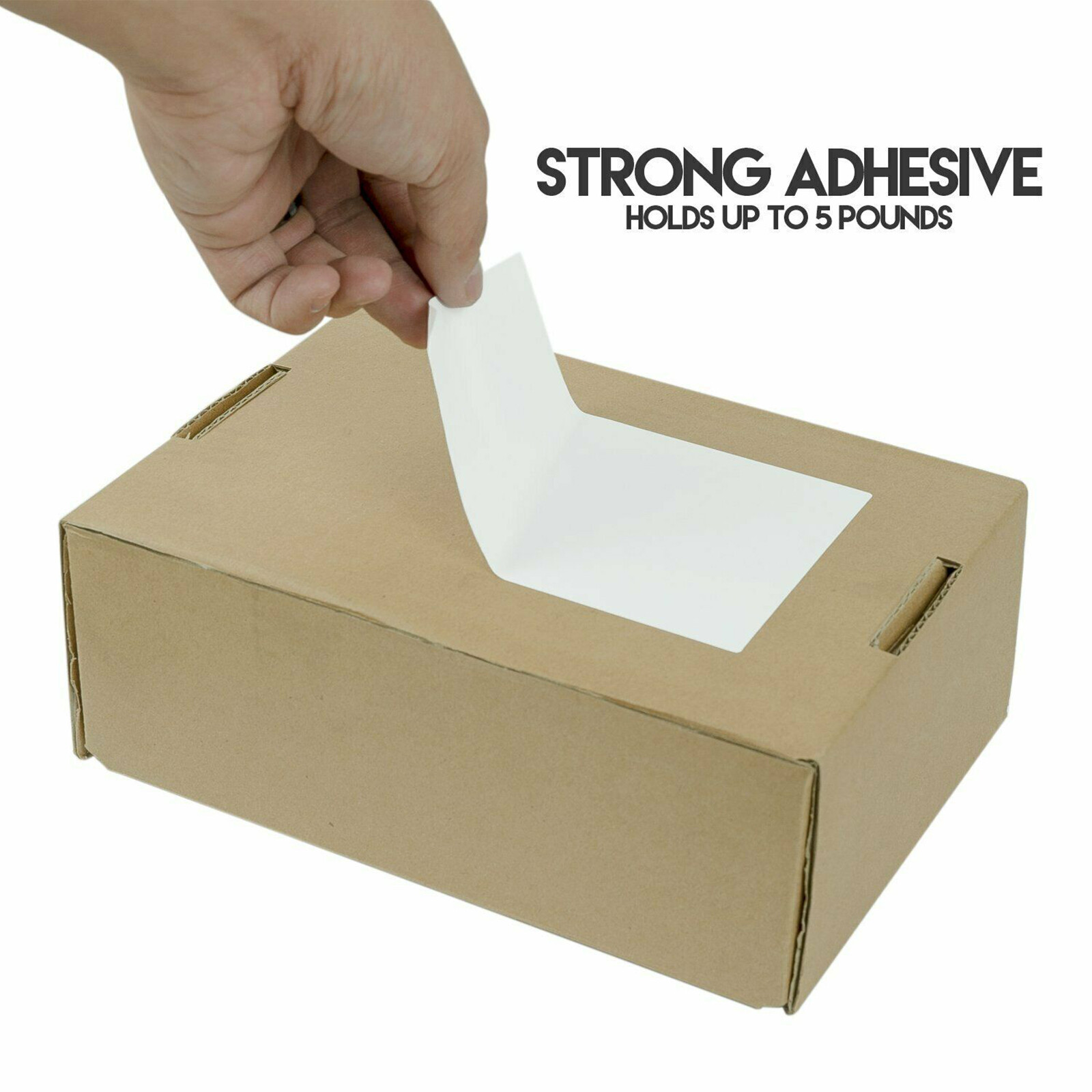 50-20000 Shipping Labels 8.5″ x 5.5″ Half Sheets Blank Self Adhesive 2 Per Sheet