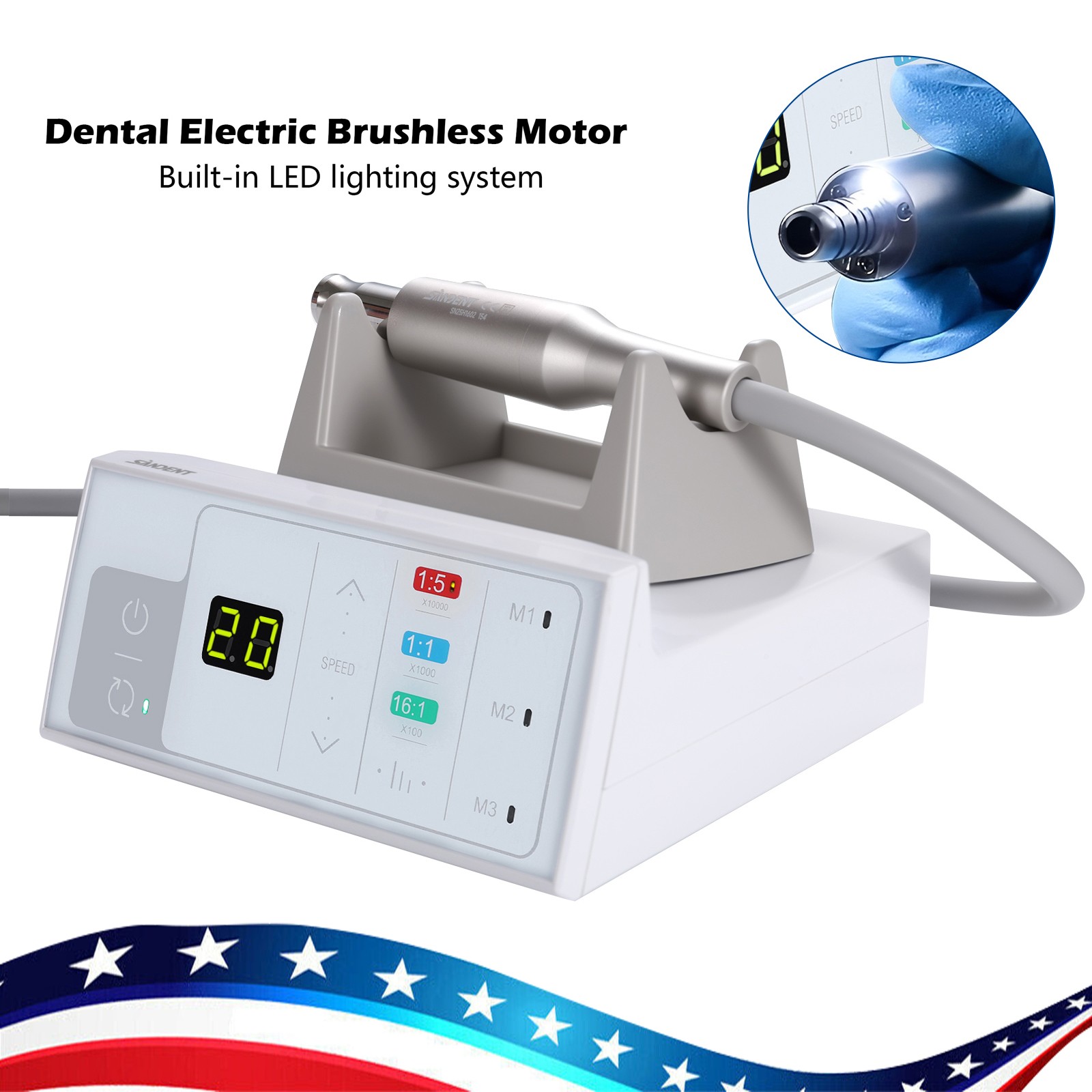 Turbina NSK PANA MAX Style Dental Pieza de mano de alta velocidad Push Button 4H