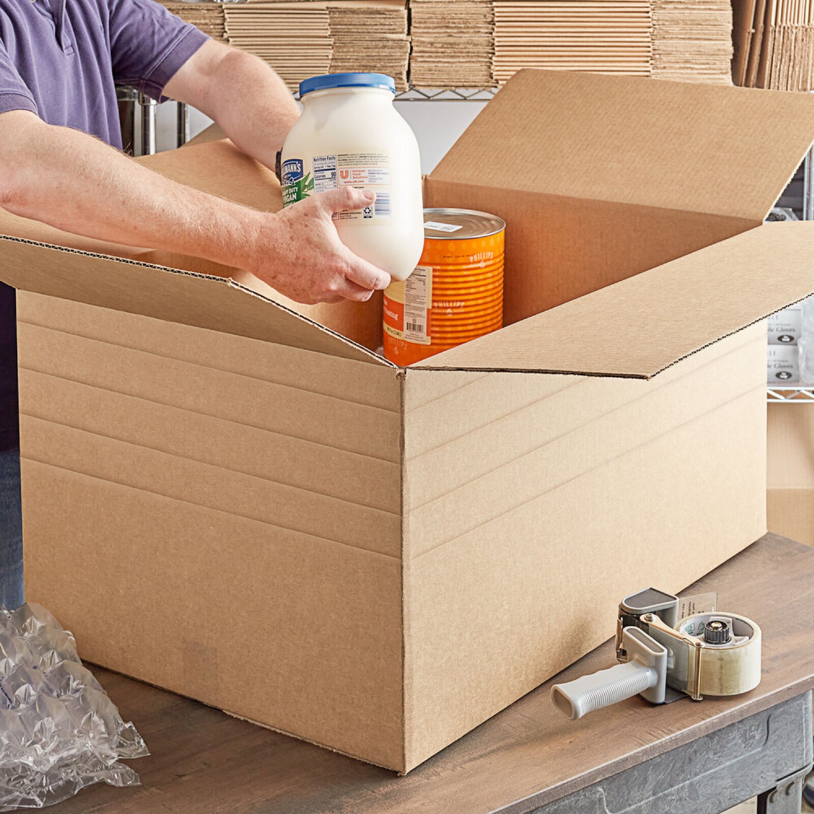 16 x 12 x 6″ Multi-Depth Corrugated Boxes, Kraft 25 Pack