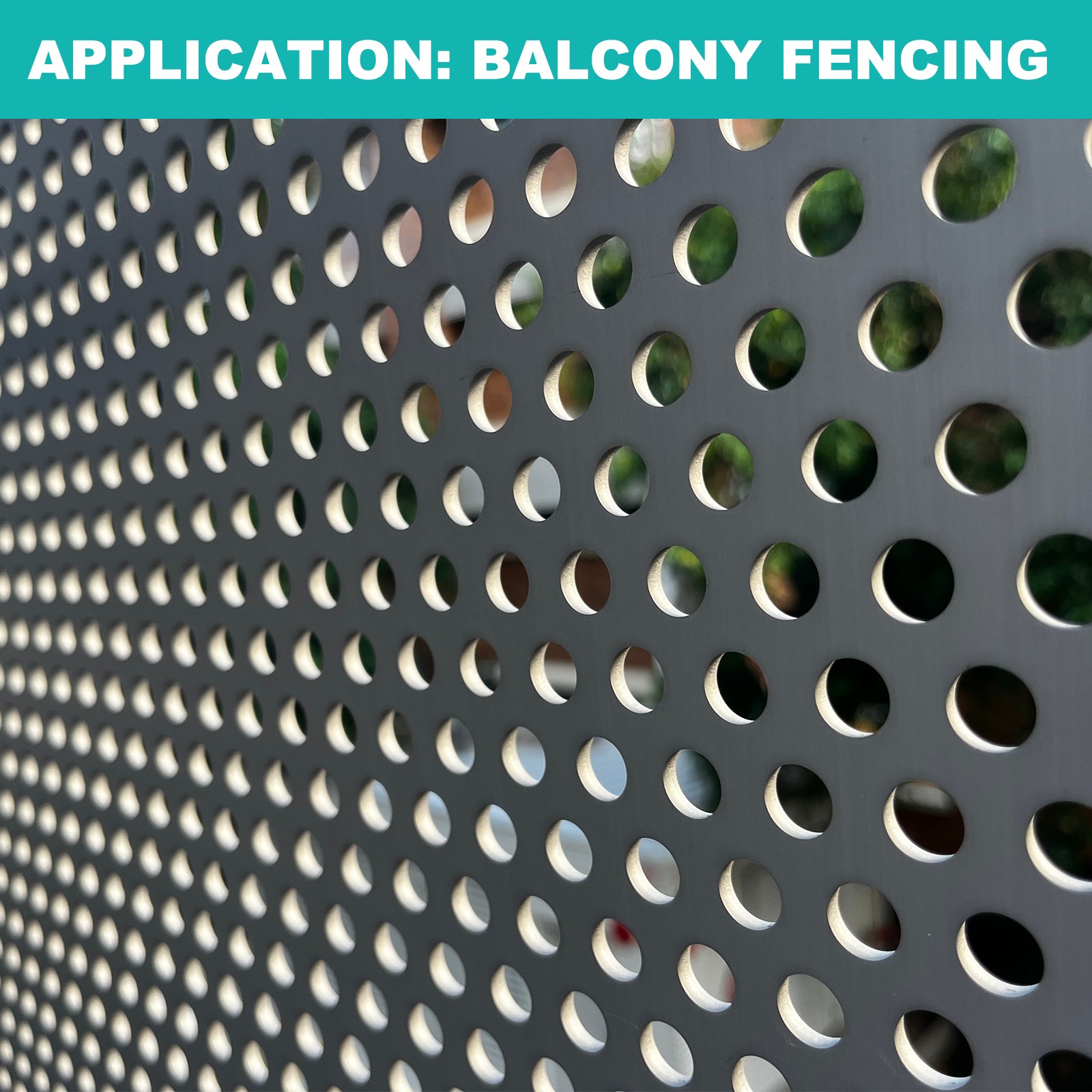 19.7″ x 19.7″ 304 Stainless Steel Perforated Sheet 0.39″ Hole Metal Mesh Plate