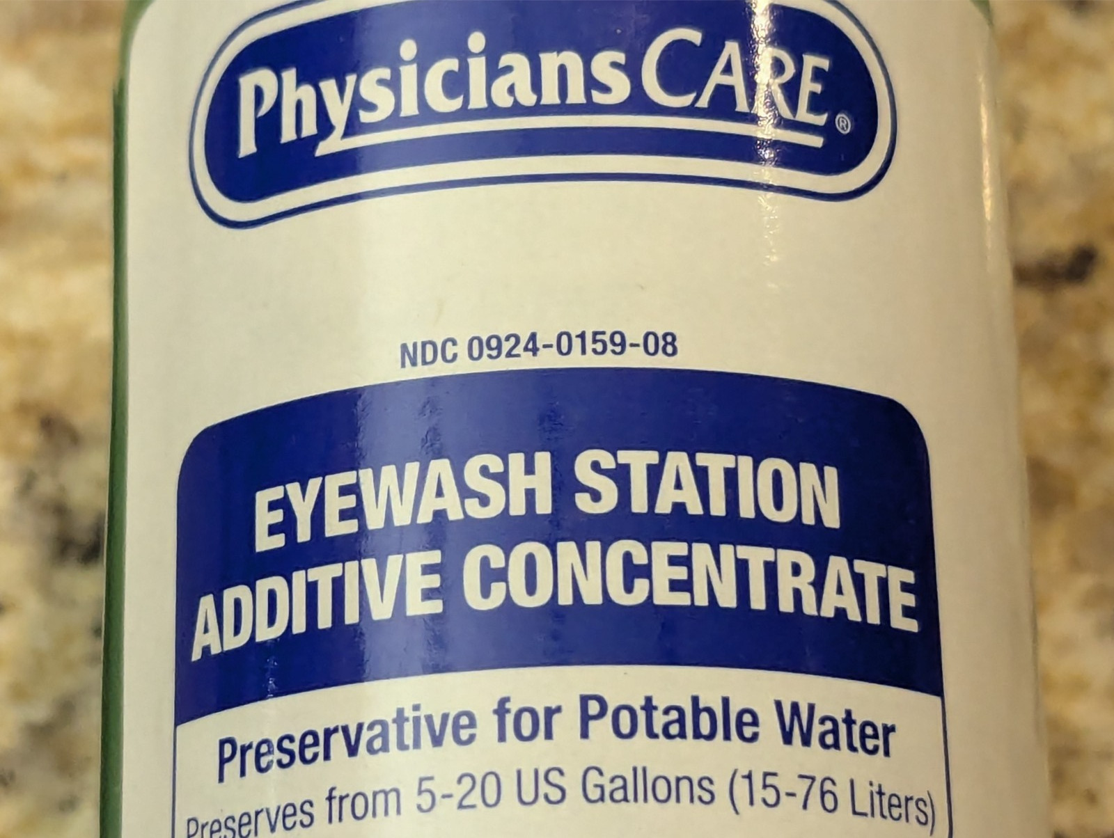 Physicians Care Eyewash Station Additive Concentrate 8 fl oz exp: 10/2027