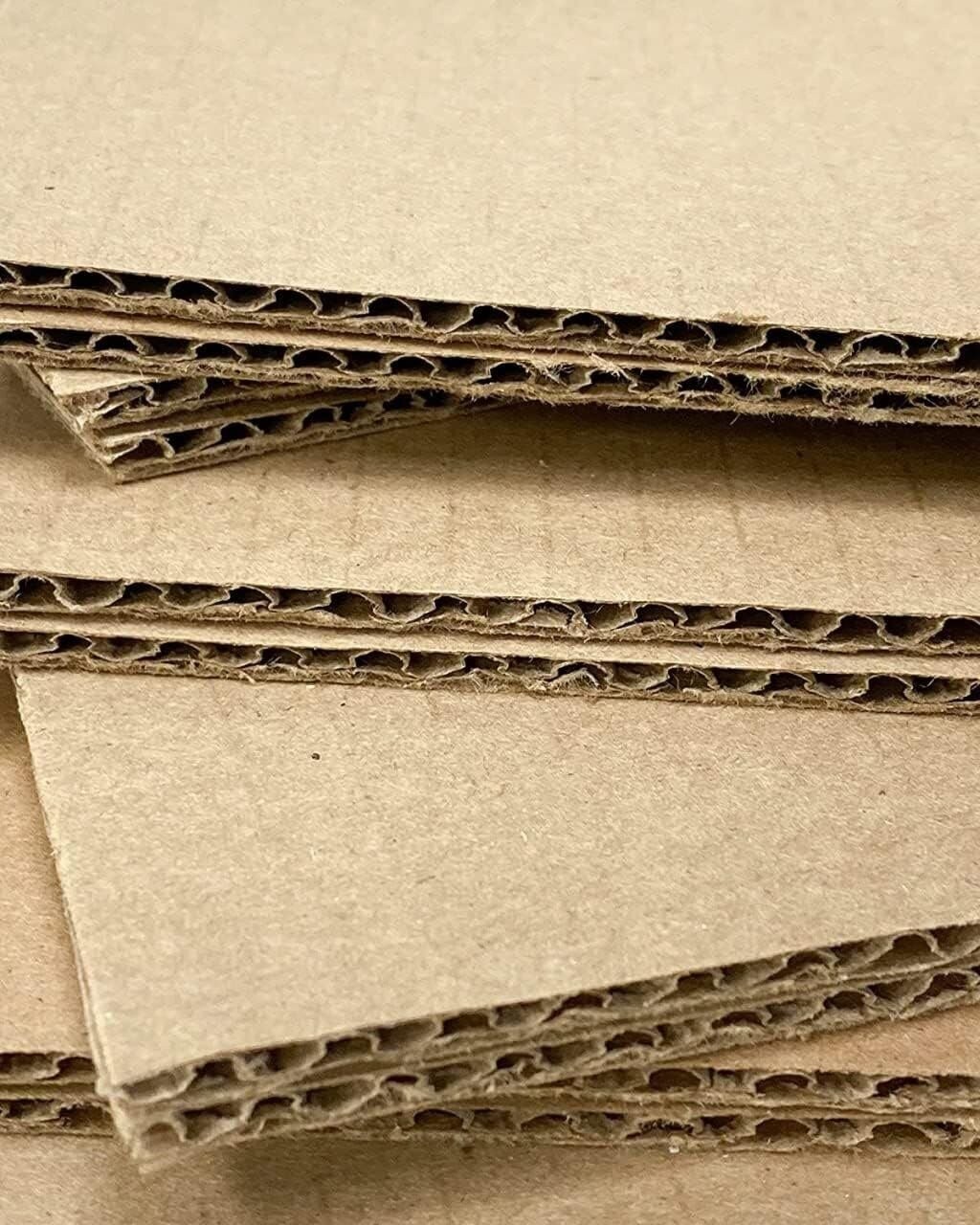 50 12×12 Cardboard Corrugated Pads Inserts Filler Sheet 12 x 12