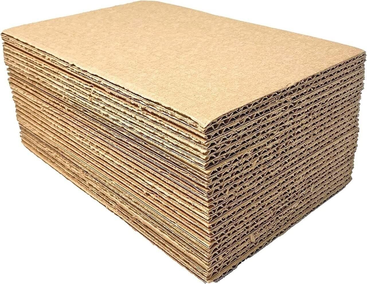 200 9×12 Cardboard Corrugated Pads Inserts Filler Sheet 9 x 12