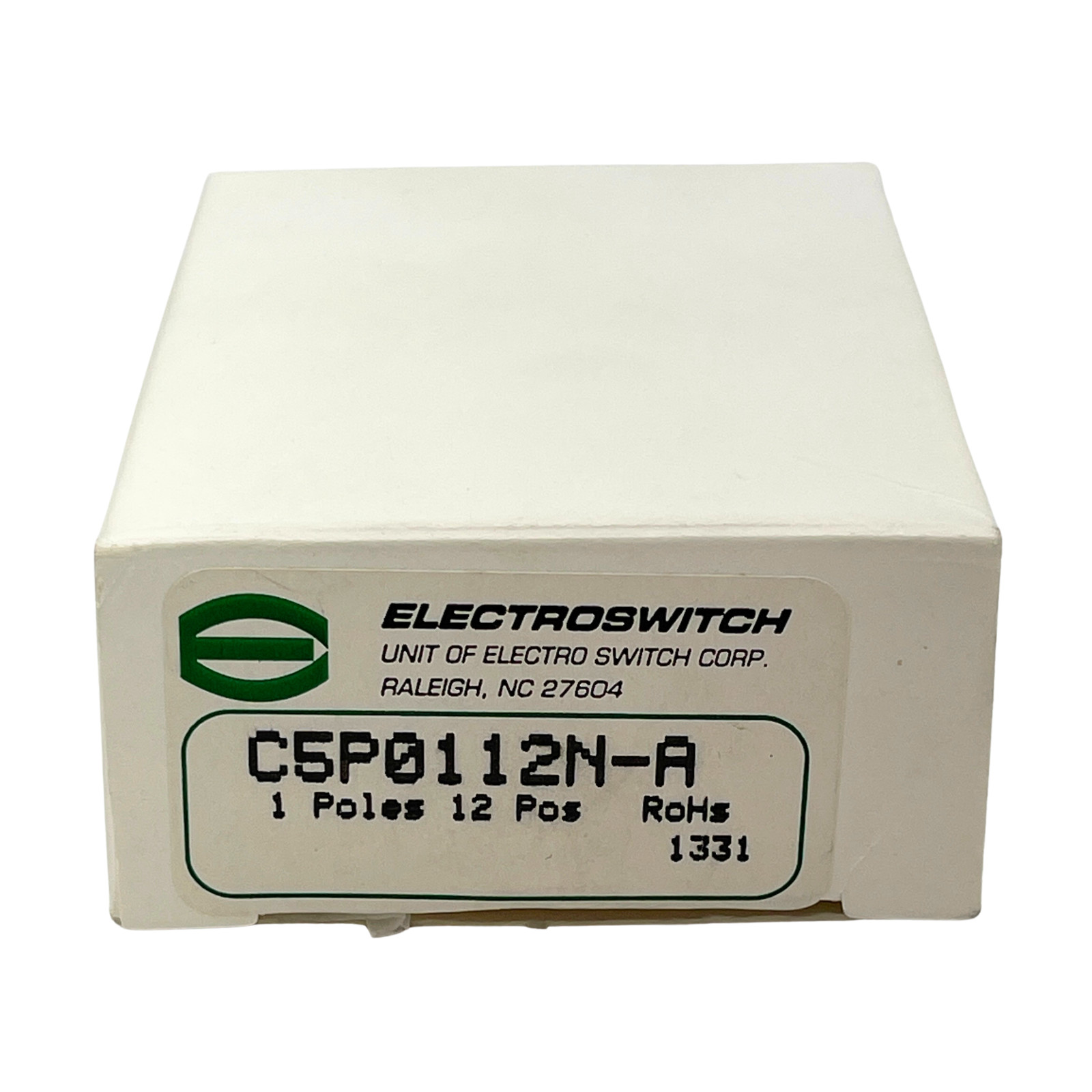 Electroswitch C5P0112N-A Rotary Switch 1 Pole 12 PO 1A 125V
