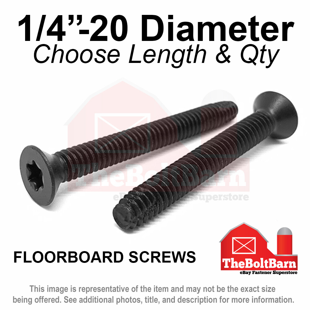 1/4″-20 Trailer Floorboard Type F Deck Tapping Screws T30 (Pick Length & Qty)