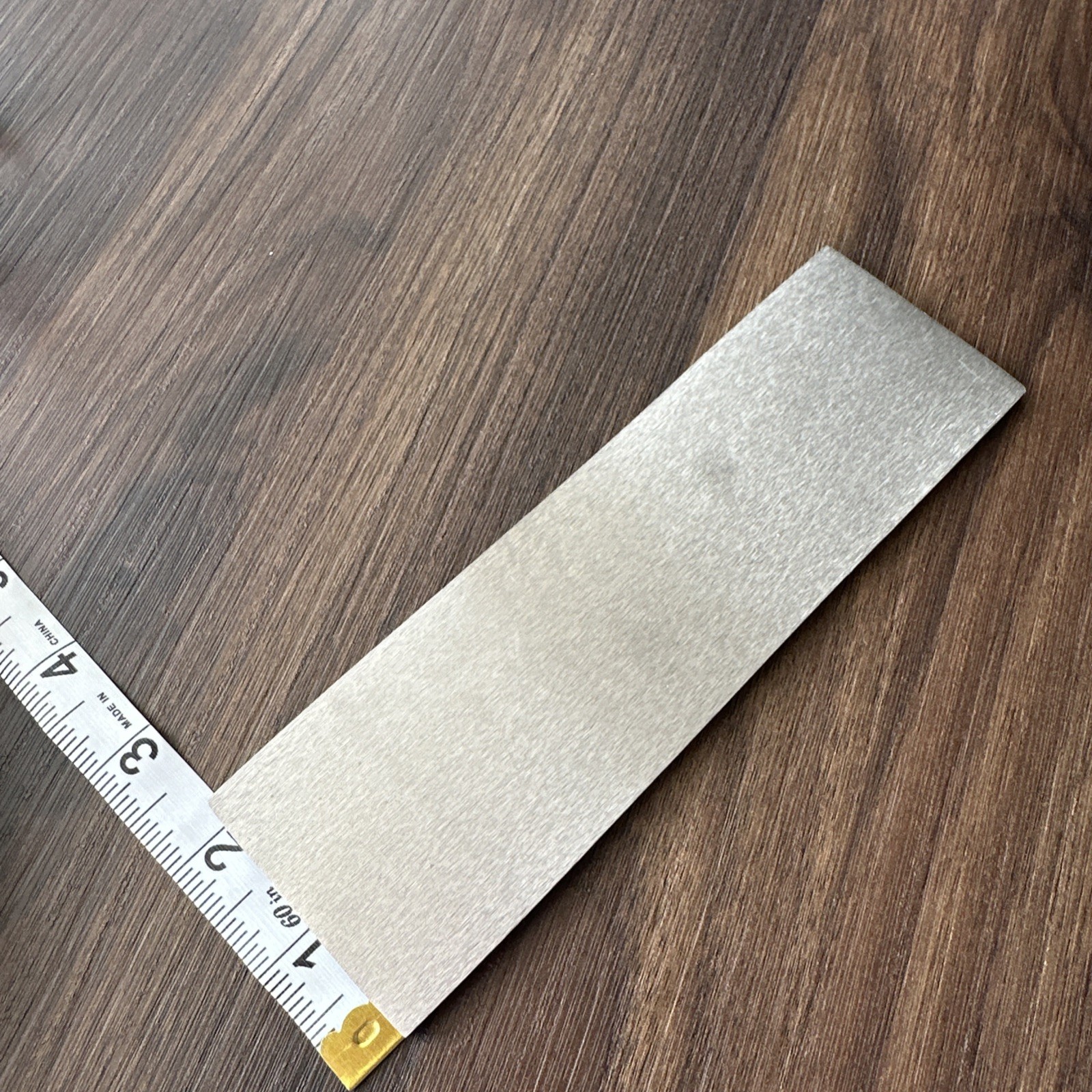 Titanium Sheet CP 4, 0.135” thick x 2.2” x 7.2” Grade 4 Plate
