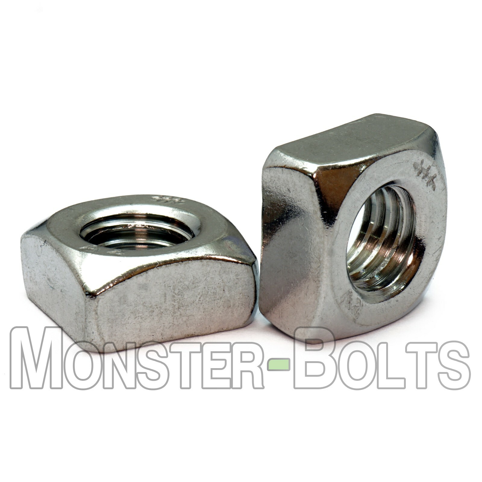 Chamfered Square Nuts DIN 557 Stainless Steel A2 18-8 Metric Coarse M5 M6 M8 M10