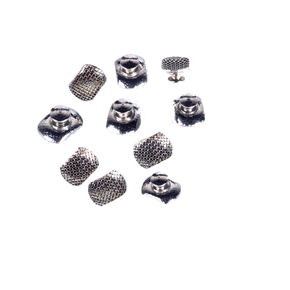 7 modelos Botones Linguales de Ortodoncia Dental Bondable M 10pzas/bolsa