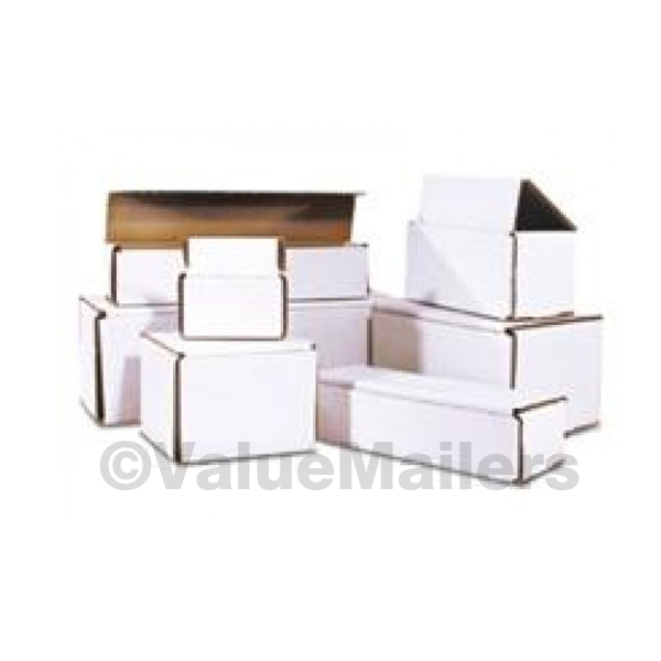 200 – 6 x 4 x 2 White Corrugated Shipping Mailer Packing Box Boxes