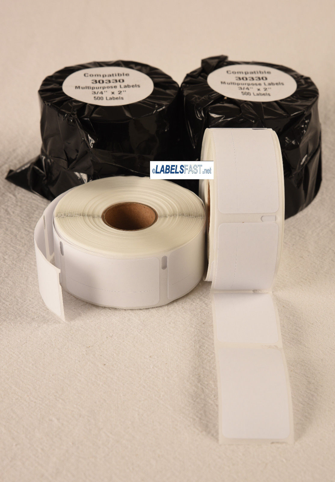 Compatible Dymo 30330-500 Return Address Labels/Roll-Label Size 3/4″ x 2″