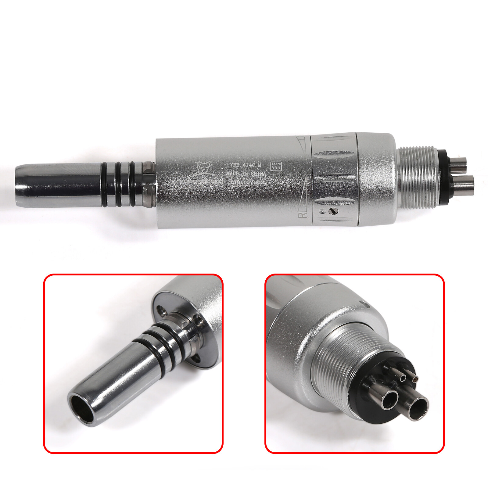 Slow Low Speed Handpiece Air Motor Inner Water Spray 4Hole USA Dental
