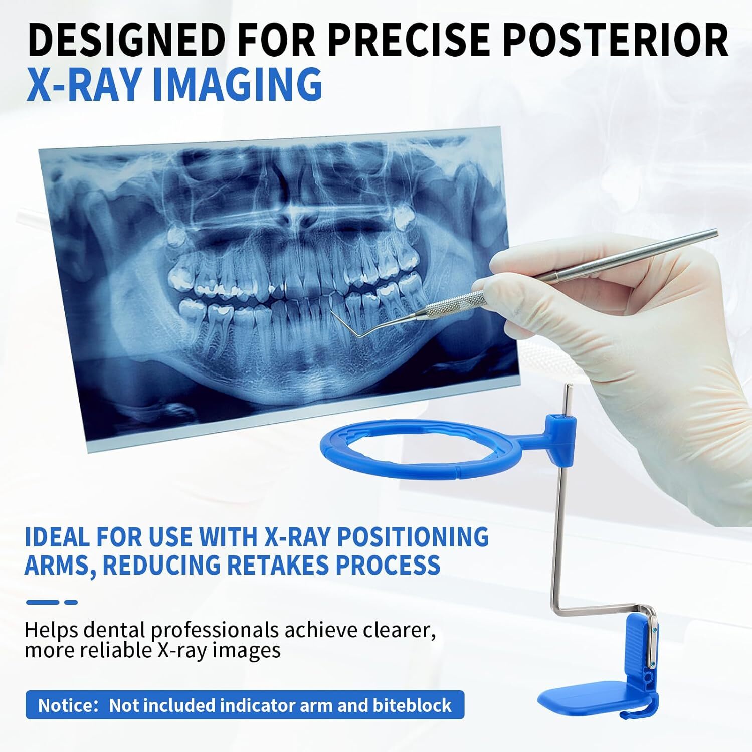 Digital Sensor Holder X-Ray Aiming Ring Bitewing/Anterior/Posterior Arm Kit US